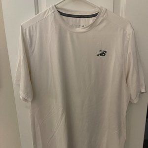 New Balance White Athletic T-Shirt M